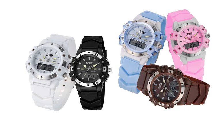 Multifunction japan quartz digital watch luminous analog military army 50m water proof sports skmei 0821 wrist watch men women