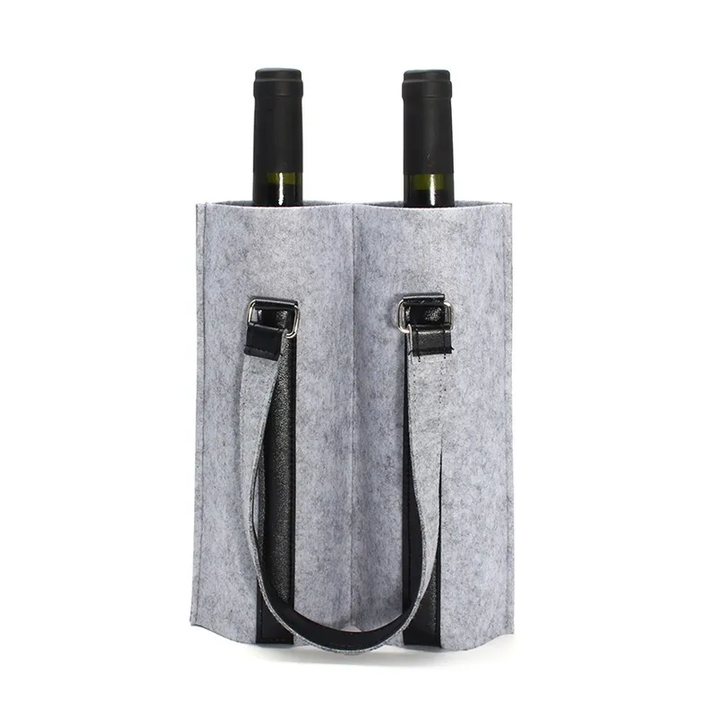 felt wine bag