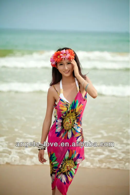 colorful beach cover up