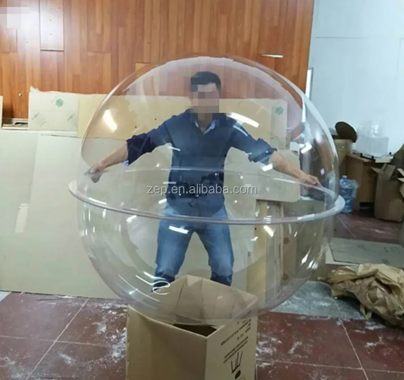 Plastic Sphere Container For Cover Packing Clear Acrylic Hemisphere 