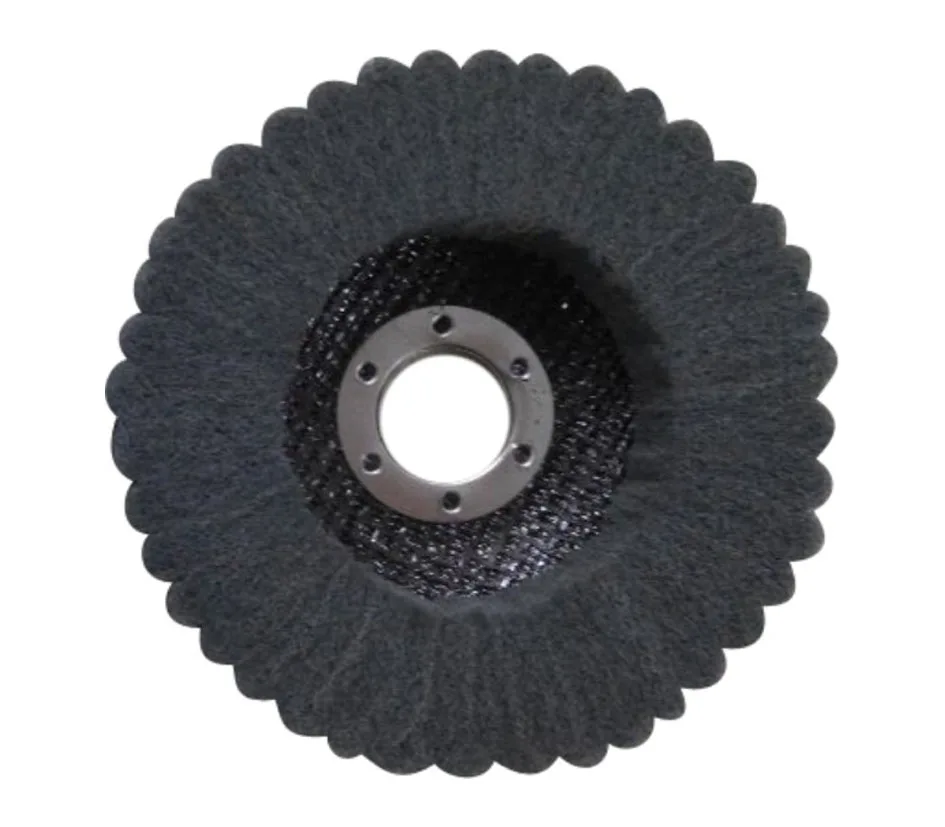 Coarse grind Non-woven flap wheels felt polishing disc