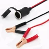 9 Volt 12v Battery Jump Starter Car Cigarette Lighter Socket Charger Alligator Clip Cables
