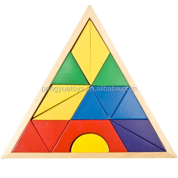 2015 Educational Wooden Triangle Blocks Building Blocks Buy Wooden