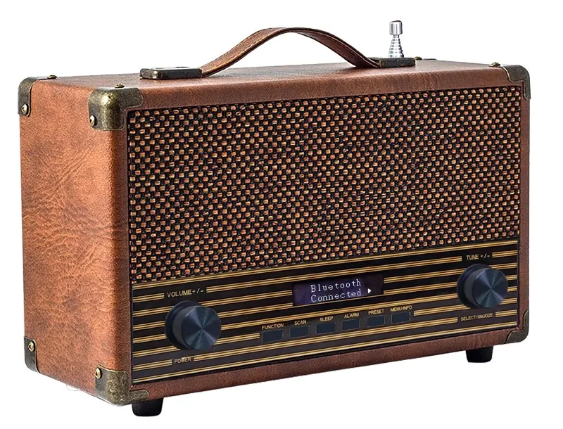 Manufacturer Portable Classic Wooden Oem Dab005 Digital Dab/dab+ Radio