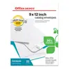 Office Depot Brand Clean Seal Catalog Envelopes, 9in x 12in, 30% Recycled, WHITE, BOX Of 100