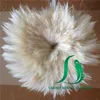 Wholesale price feather rooster natural white hackle strung feathers