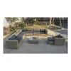 Beautiful Outdoor Round Wicker Setting Sofa Group For Corner