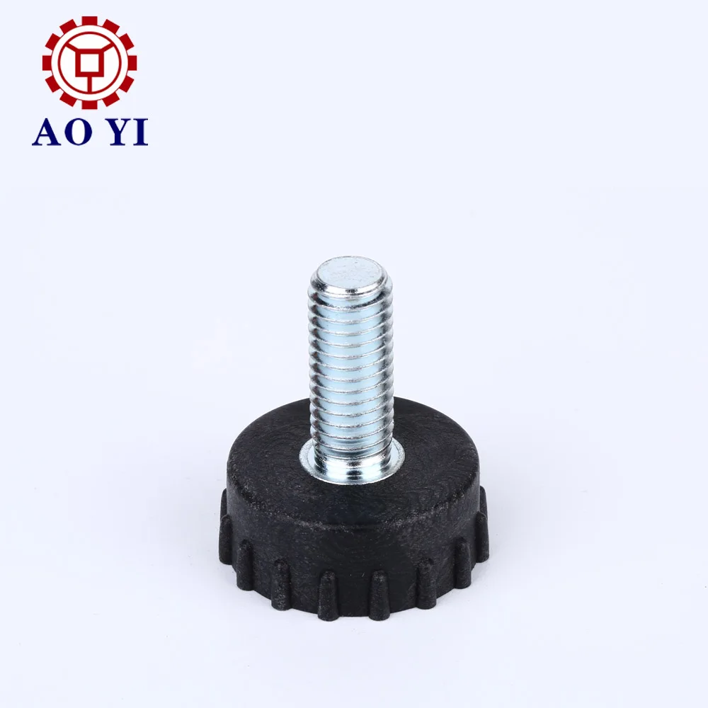 
Customized special thumb screw with big black thread head 