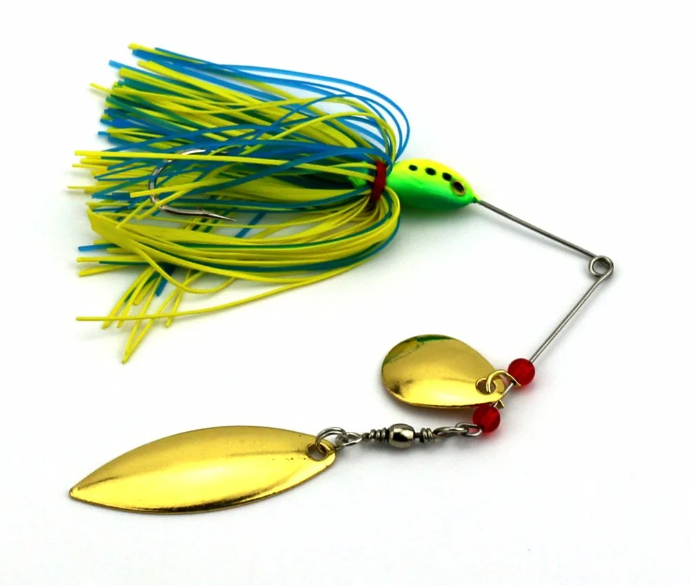 Jig Head Blade Fishing Lure Silicone Skirt Spinner Buy Jig Head Blade