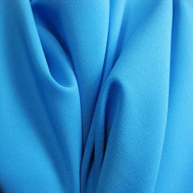 Keqiao Textile Woven Plain Dyed Bulk Chiffon Fabric With Spandex Buy
