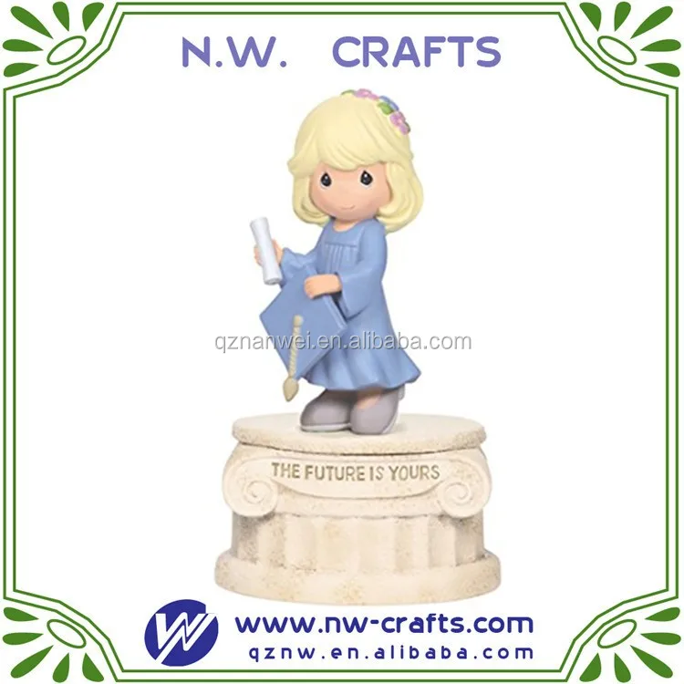 Personalized Student Graduation Souvenir Small Sweet Girl Figurine