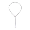 xl01540d New Arrival Pins Silver Chains With Cross Charm Best Friend Jewelry Necklaces For Women