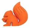 Wholesale Animal Shaped Small Orange Silicone Strainer