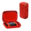 PU hard shell zipper close EVA material empty game console storage case
