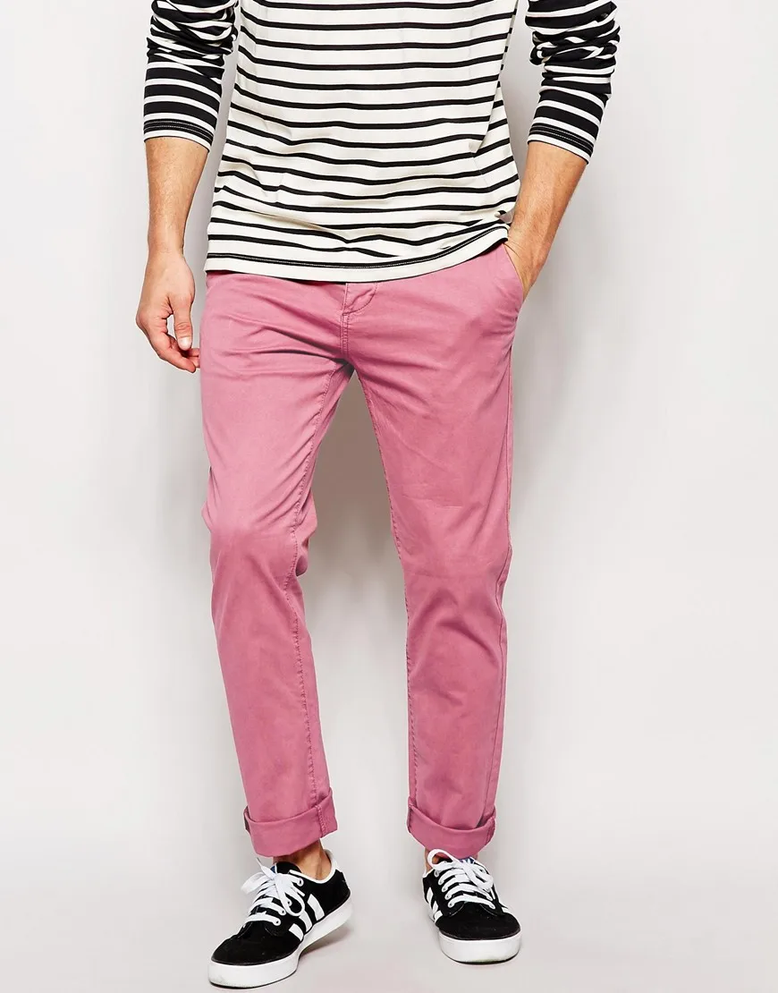 pink jeans men
