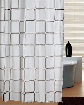 shower curtain with valance