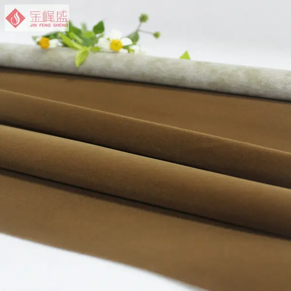 Decorative Flocked Velvet Artwork And Crafts Fabrics With Paper Backing