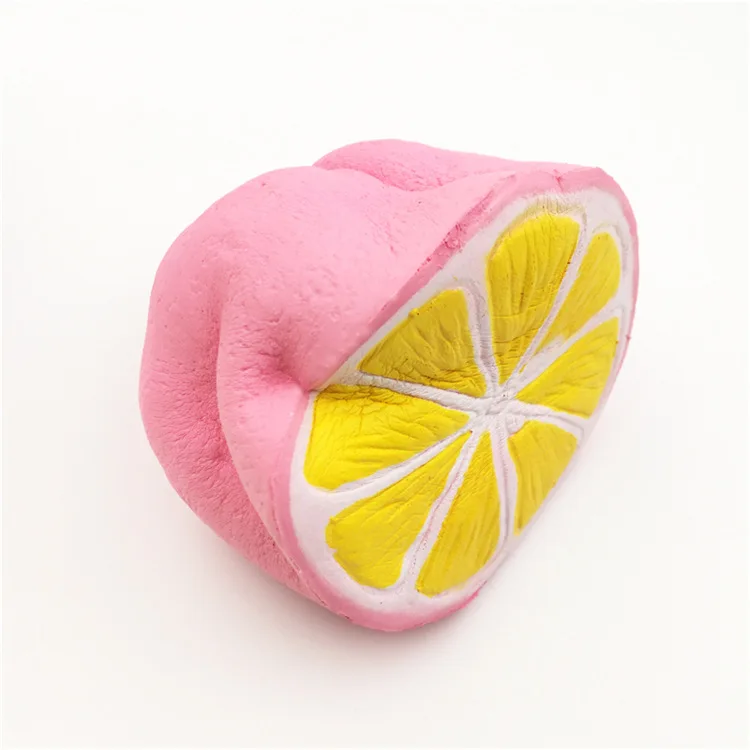 China Factory Supplier High Quality Soft Slow Rising With Good Smell Lemon Fruit Kids Squishy Toys
