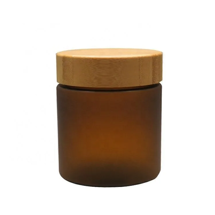 Download New Product Natural Frosted Amber Clear Pet Plastic Cosmetic Cream Jar With Bamboo Lid Buy Amber Cream Jar Bamboo Cosmetic Jar Natural Amber Glass Cream Jar Cosmetic Jars Pet Cosmetic Jar Amber Bamboo