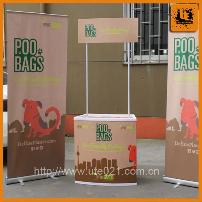 lightweight advertising promotion stand for advertising portable exhibition retail display tablemade from Shanghai Youte