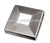 stainless steel square inox handrail brackets deck cover plate pipe fittings