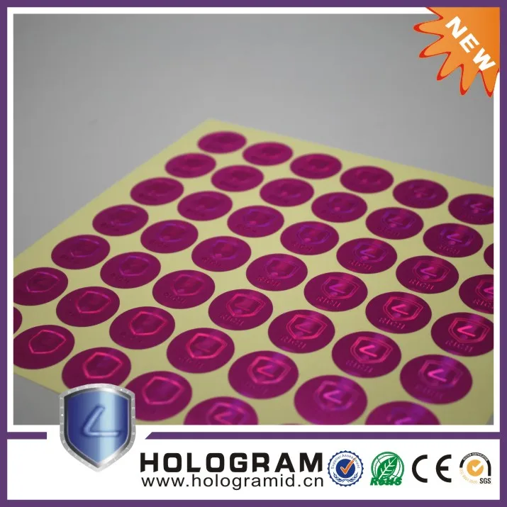 hologram picture printing, design tape/holographic,sealing hp hologram
