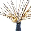 20 LED Branches Battery Powered Decorative Floral Lights Willow Twig Lighted Branch