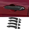 Real Carbon Fiber 8pcs/Set Car Door Exterior Handle Cover Trim Sticker Protector Decoration for Alfa Romeo Giulia