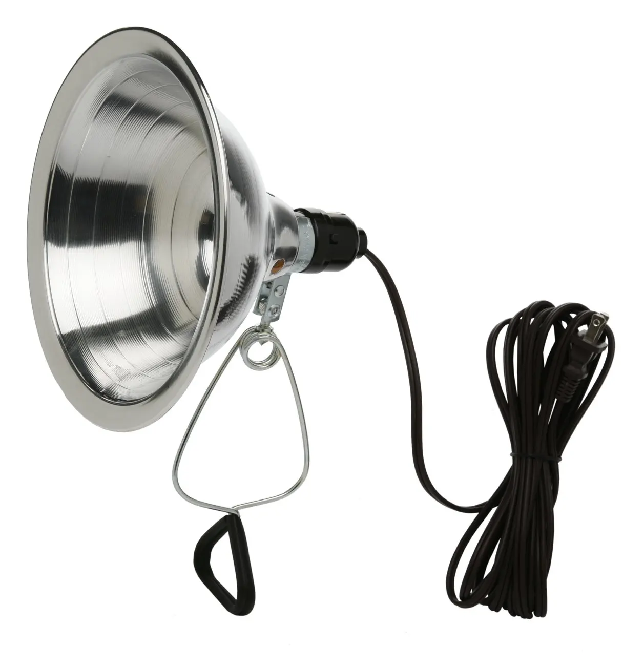 Woods 0169 18/2-Gauge SPT-2 Clamp Light with 8.5-Inch Reflector, 150-Watt, 6-Foot Cord