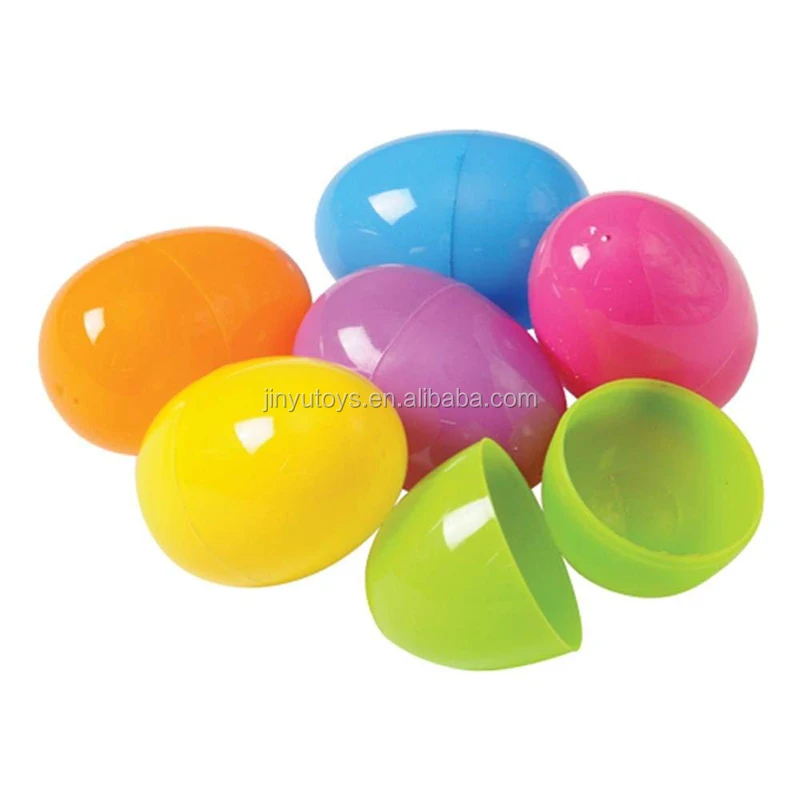 Jumbo Plastic Egg Shape Container Toy Surprise Easter Egg In Assorted