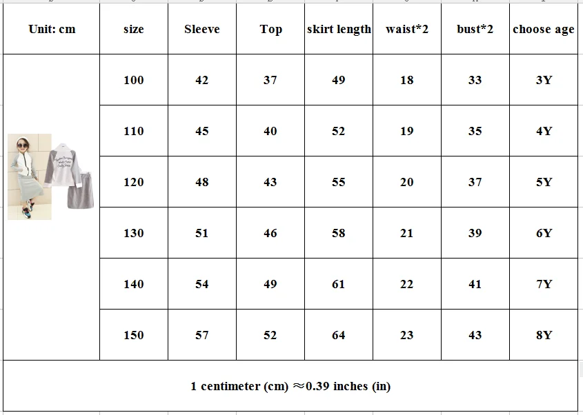 Korean children's leisure sports zipper jacket spring and autumn spring clothing +skirt 2pcs suit discount kids clothes online