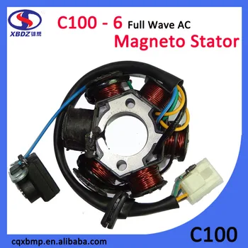 C100 - 6 Full Wave Ac Motorcycle Magneto Stator Coil - Buy Magneto ...