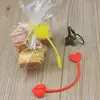 FDA silicone food bag clip ties,colorful silicone food bag clip ties beam port bundled,silicone food bag snacks clip ties