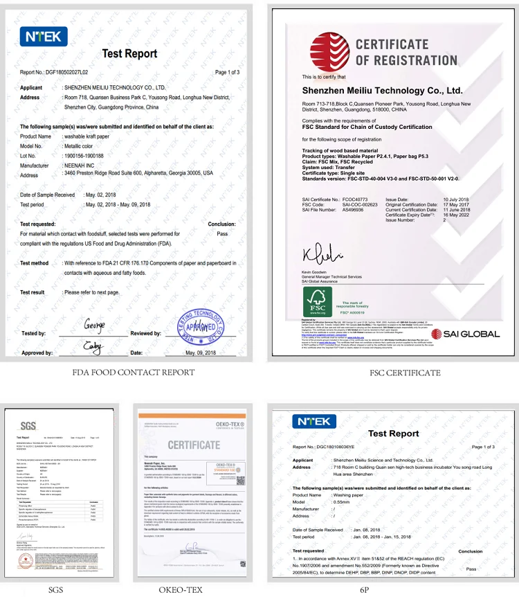 kraft paper washable