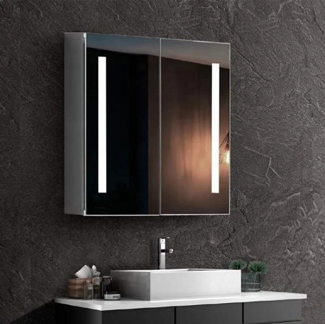 
Waterproof Led Light Sensor Touch Screen Bathroom Mirror Cabinet 