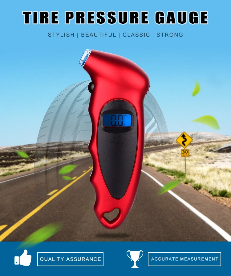 Car Digital Tire Pressure Gauge 150psi Car Accessories Buy Tekton