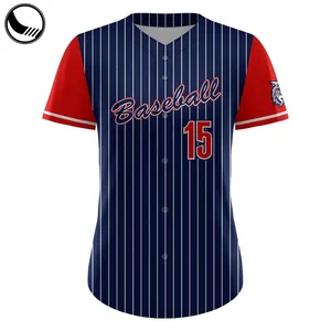 blue pinstripe baseball jersey