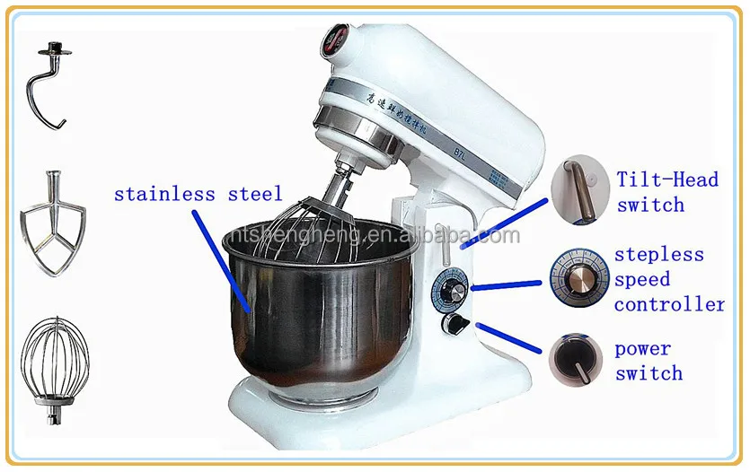 Professional Electric Pastry Mixer Electric Food Mixer 57l