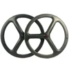 Synergy Carbon Tri-spoke Wheel Road Or Track 3 Spoke Fixie Wheel 700C 50mm Track Wheel For Bicycle