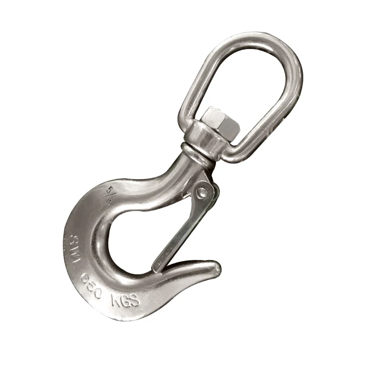sell at a low price me<em></em>tal large crane hook with rotating eye button