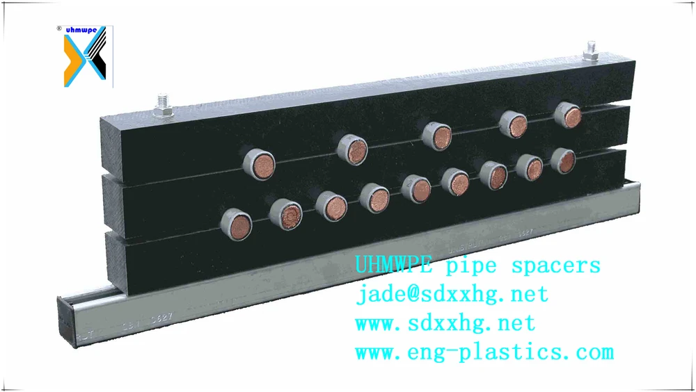 Black Color Uhmwpe Spacer,Hdpe Cable Support Block,Uhmwpe Pipe Support ...