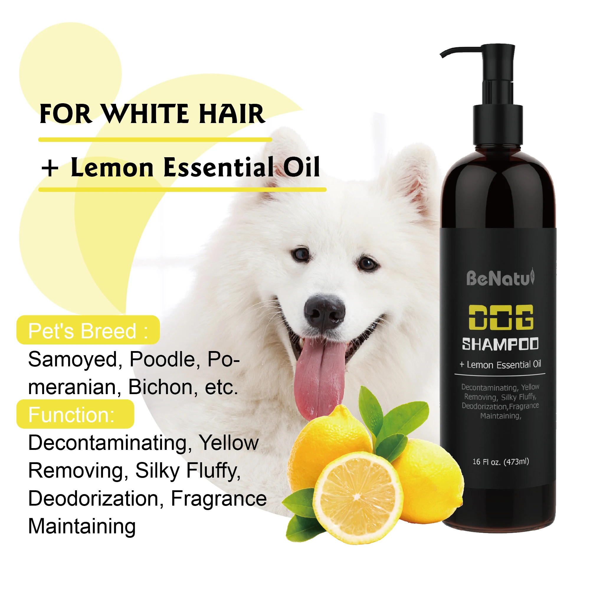 2019 Pet Bath Care Shampoo Organic Neroli Essential Oil Pet Grooming