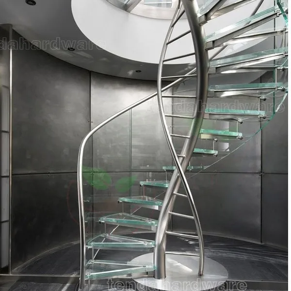 Mono Stringer Curved Stairs Middle Spine Arc Stair Steel Wood Helical ...