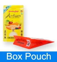 High End Food Packaging Stand Up Ziplock Pouch Bag With Window