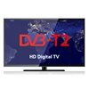 24" Caravan DVB-T2 Freeview TV with Amplified Flat Digital Aerial for DVB-T Television