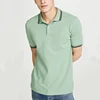Man Polo T-shirt Customized Embroidery or Print Logo Pique Men polos Shirts Tipped Collar