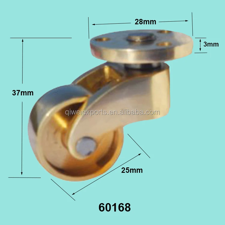 60168 brass caster