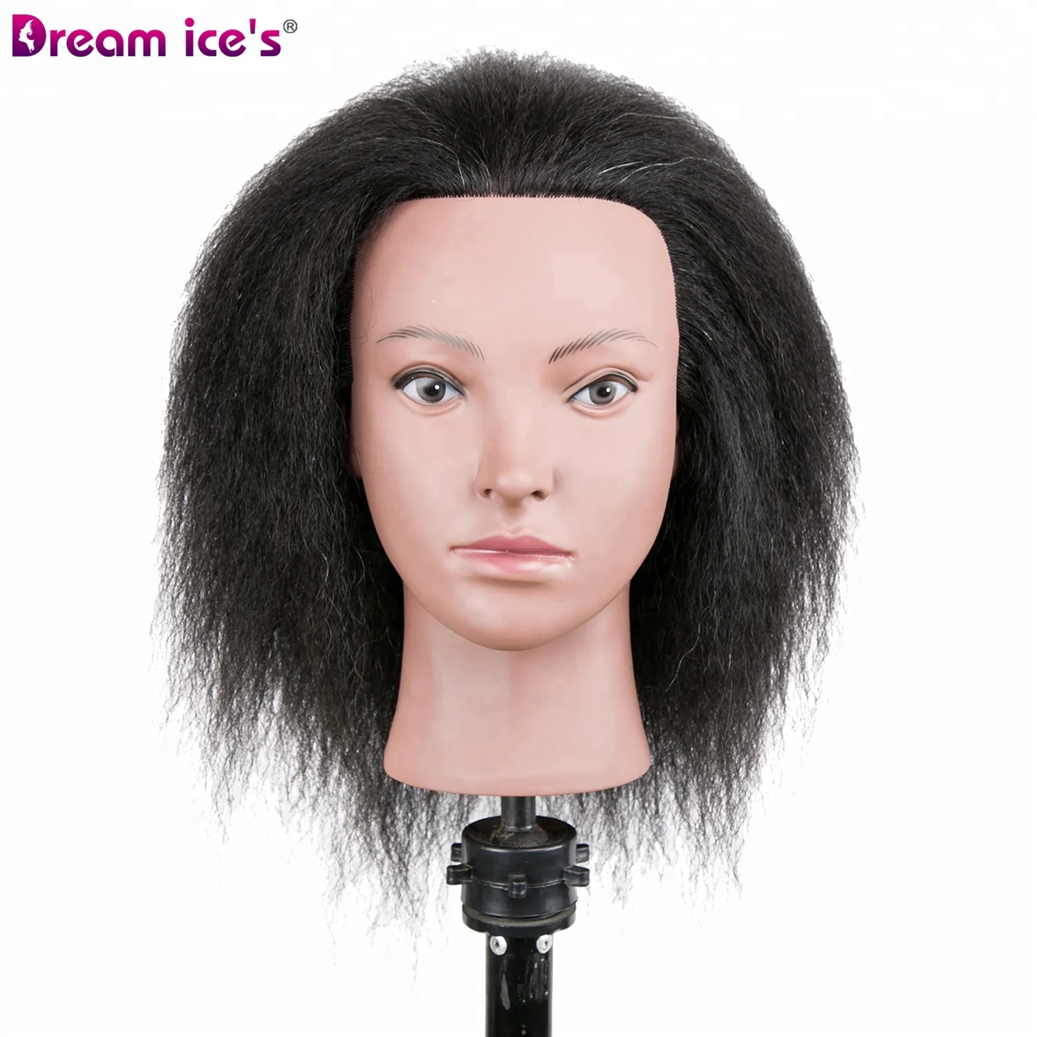 Factory Price Mannequin Head with Kinky Hair for Training Head