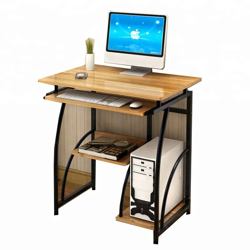 Wood Computer Table With Drawers Keyboard Tray Buy Computer