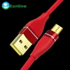 EONLINE Colorful Fast Quick Charge 3.0 Micro/8-pin/TYPE C TPE Cable For Samsung S6 S5 S4 For Xiaomi Huawei